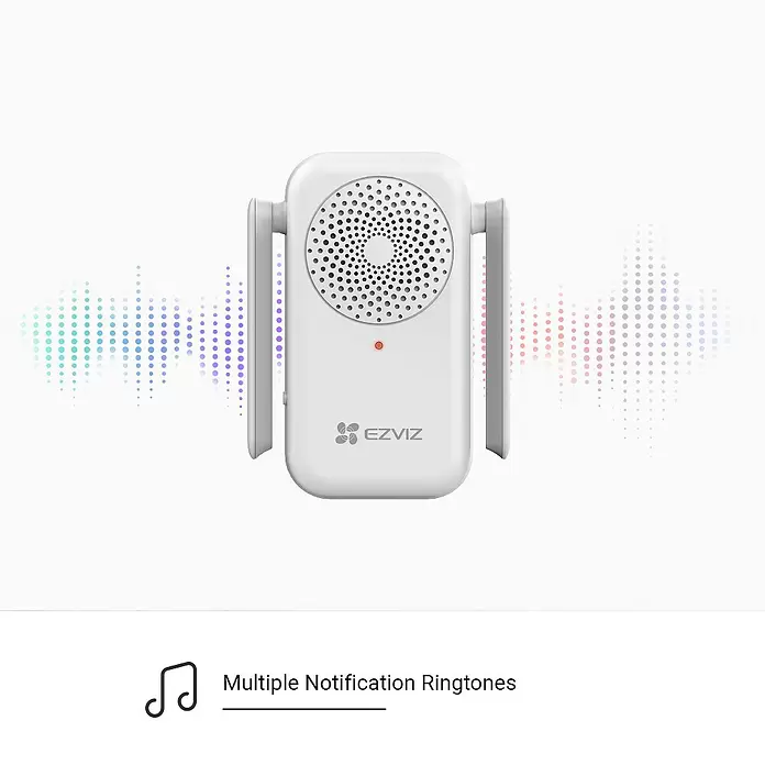 EZVIZ Funk-Türgong DB1C - L x B x H: 35 x 55 x 100 mm, Übertragung: WLAN - Anwendungsbeispiel