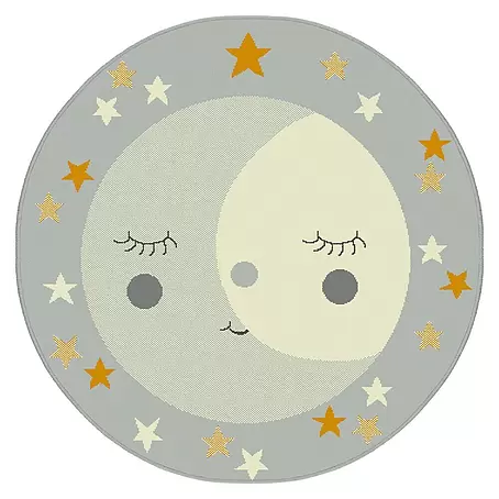 Alfombra de pelo corto Luna