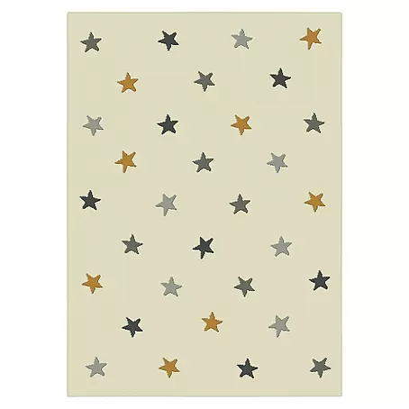 Alfombra de pelo corto Estrellas