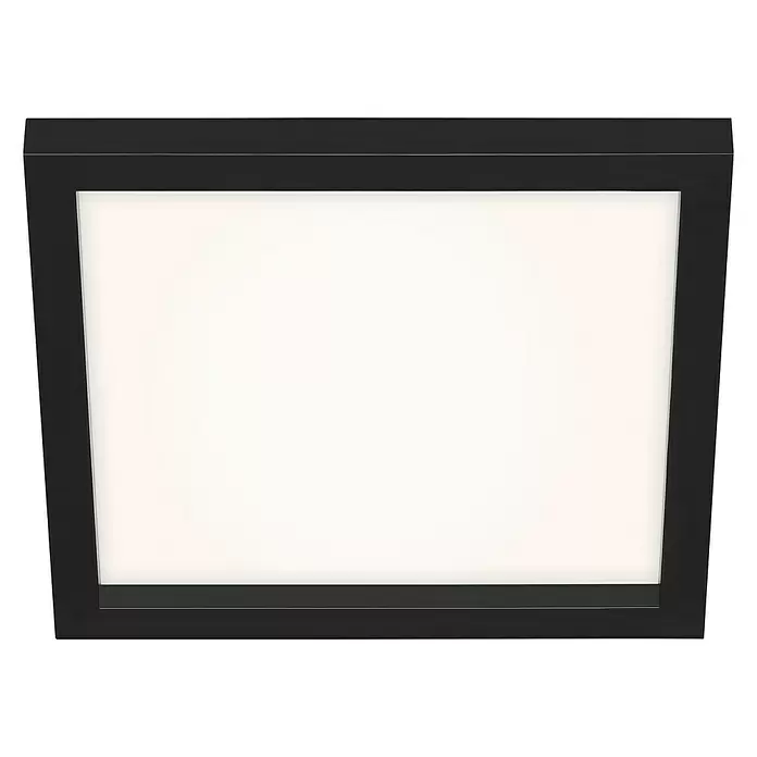 Briloner LED-Panel - 18 W, L x B x H: 29,5 x 29,5 x 8 cm, Schwarz, Warmweiß - Ansicht von unten