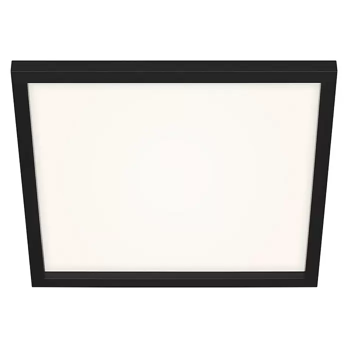 Briloner LED-Panel - 24 W, L x B x H: 44,5 x 44,5 x 8 cm, Schwarz, Warmweiß - Ansicht von unten