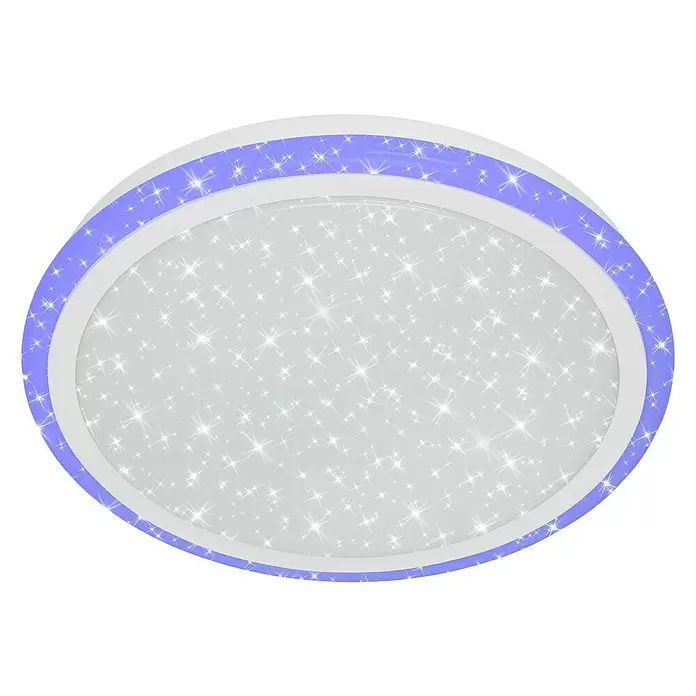 Brilo Plafón LED redondo Edge - 24 W, Ø x Al: 410 x 70 mm, Blanco, RGB - Vista ascendente
