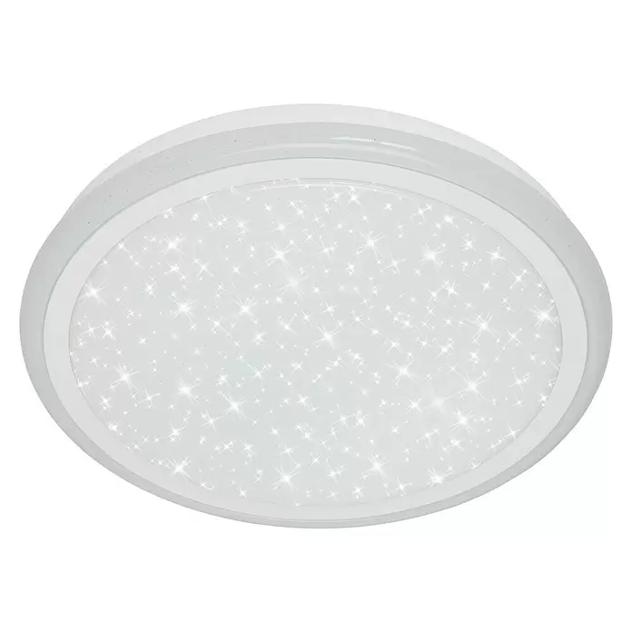 Brilo Plafón LED redondo Edge - 24 W, Ø x Al: 410 x 70 mm, Blanco, RGB - Vista ascendente