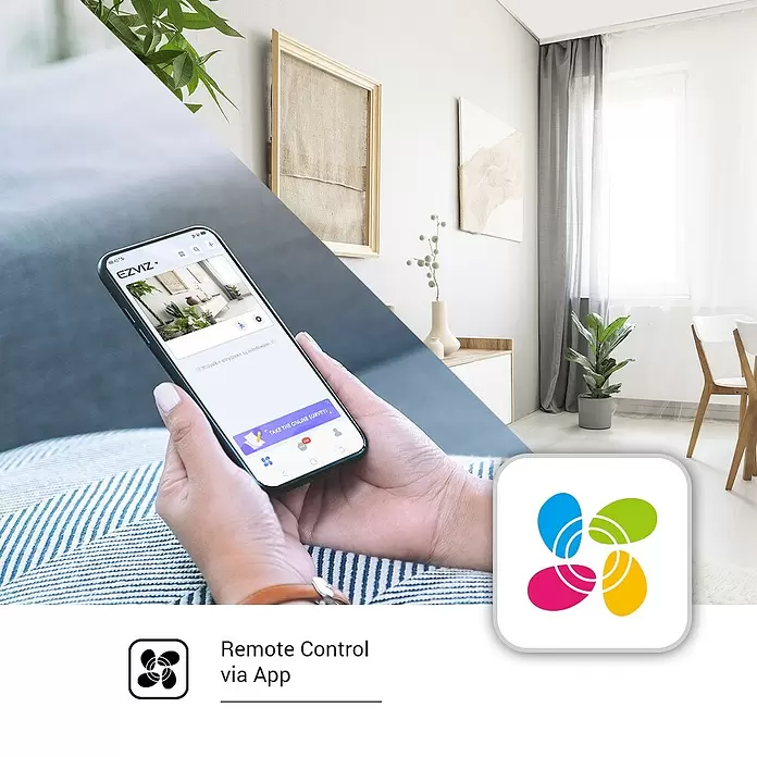 EZVIZ Überwachungskamera C6W - Erfassungswinkel: 360 °, Erfassungsreichweite: 10 m (Infrarot) - Anwendungsbeispiel