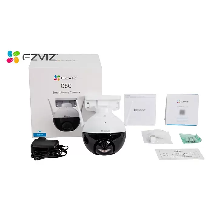 EZVIZ Cámara de vigilancia C8C - Ángulo de detección: 360 °, Alcance de detección: 30 m - Vista angular