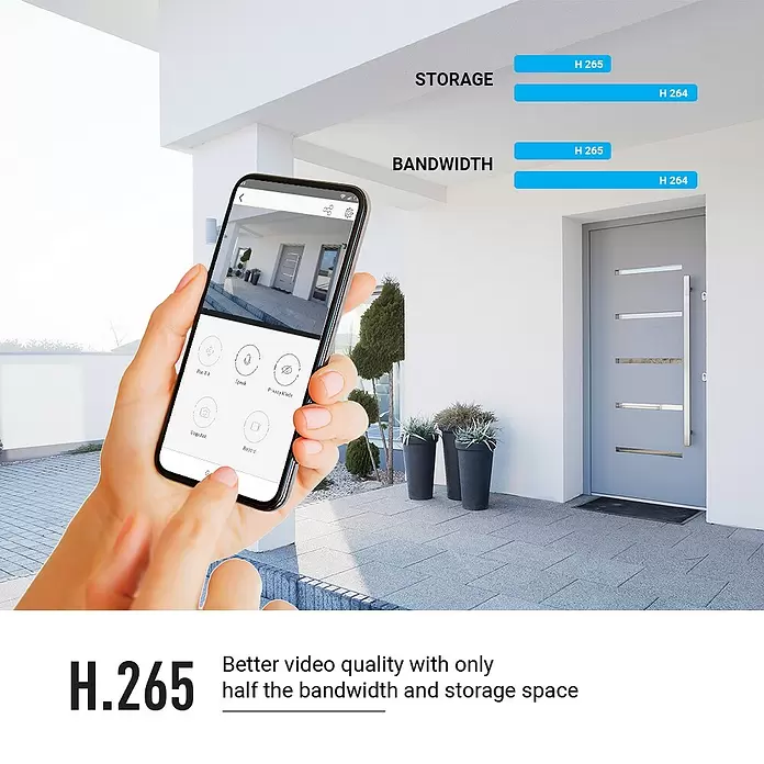 EZVIZ Cámara de vigilancia C8C - Ángulo de detección: 360 °, Alcance de detección: 30 m - Producto en uso