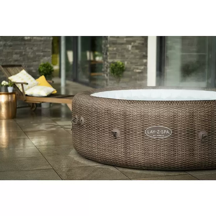Bestway Lay-Z-Spa Hidromasažni bazen St. Moritz AirJet - Ø x V: 216 x 71 cm, 1.190 l, Prikladno za: 7 osoba - Proizvod u upotrebi