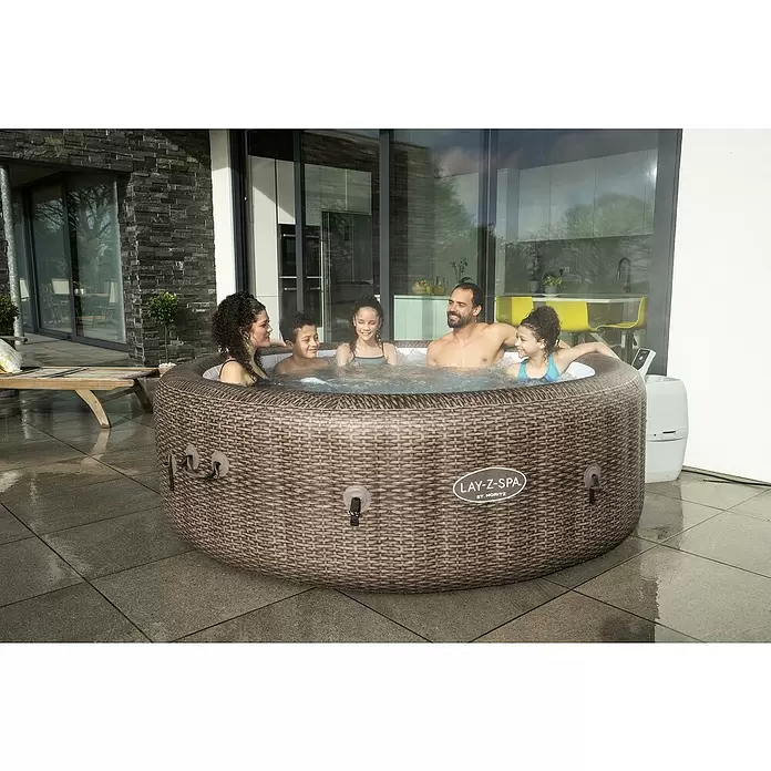 Bestway Lay-Z-Spa Hidromasažni bazen St. Moritz AirJet - Ø x V: 216 x 71 cm, 1.190 l, Prikladno za: 7 osoba - Proizvod u upotrebi