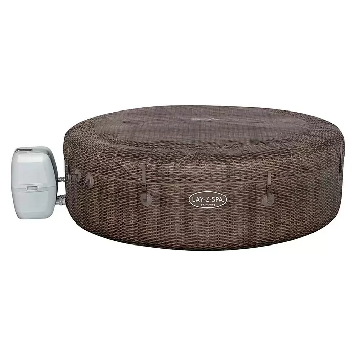 Bestway Lay-Z-Spa Hidromasažni bazen St. Moritz AirJet - Ø x V: 216 x 71 cm, 1.190 l, Prikladno za: 7 osoba - Pogled sprijeda