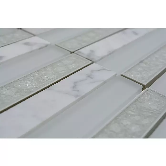 Mozaik csempe Crystal Mix ICE 150 négyszög - Fényes - Közeli felvétel