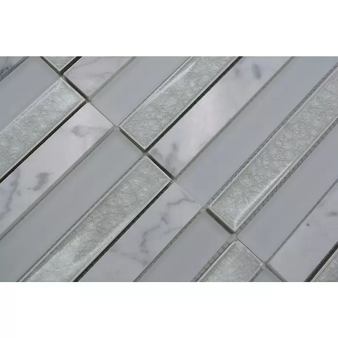 Mozaik csempe Crystal Mix ICE 150 négyszög - Fényes - Közeli felvétel