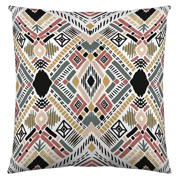 Cojín Mexic - Multicolor, 45 x 45 cm, 100% algodón - Vista frontal