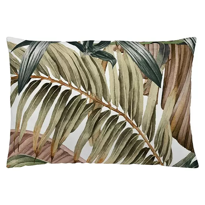 Cojín Selva - Verde, 50 x 30 cm, 100% algodón - Vista frontal