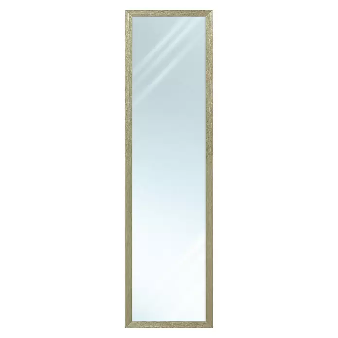 Espejo de pared PP - An x Al: 33 x 123 cm, Oro - Vista frontal