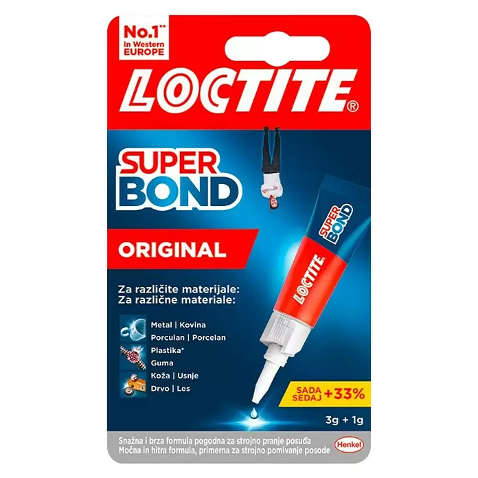 Loctite Univerzalno ljepilo Super Bond - 4 g - Pogled sprijeda