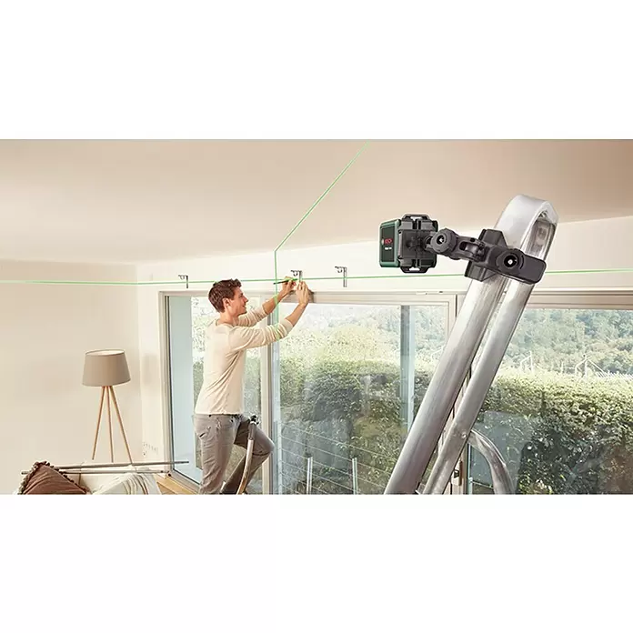 Bosch Kreuzlinienlaser Quigo Green II - Max. Arbeitsbereich: 12 m - Anwendungsbeispiel