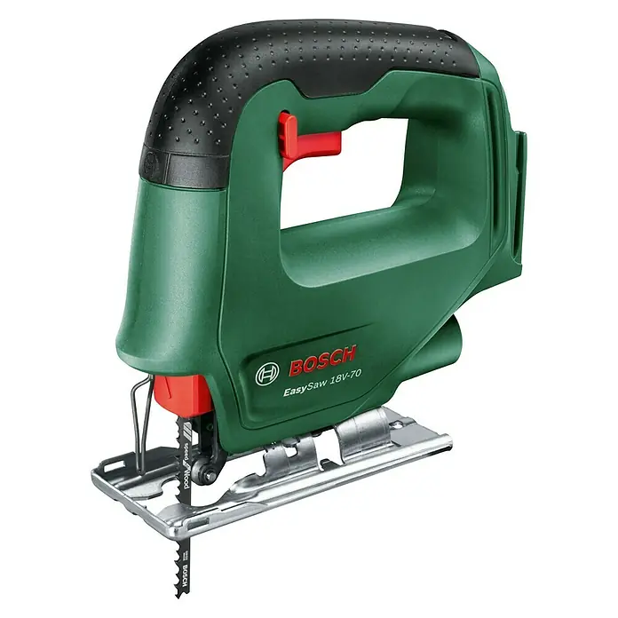 Bosch Easy Akku-Stichsäge Saw 18V-70 - 18 V, Ohne Akku, Leerlaufhubzahl: 0 - 2.600 Hübe/min - Diagonale Ansicht