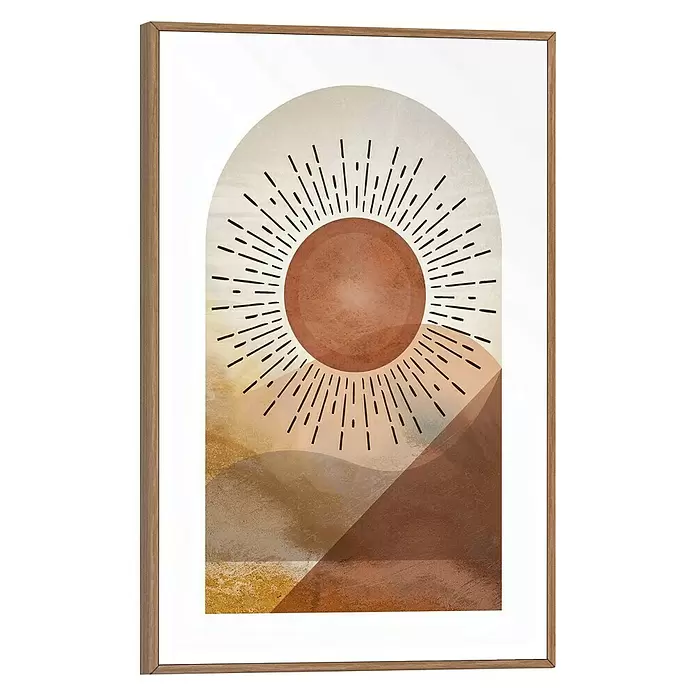 Bild Slim Frame - Abstract Sun, B x H: 20 x 30 cm - Vorderansicht