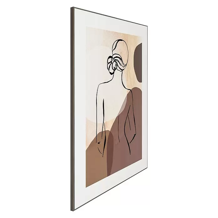 Bild Slim Frame - Lady Back, B x H: 50 x 70 cm - Diagonale Ansicht