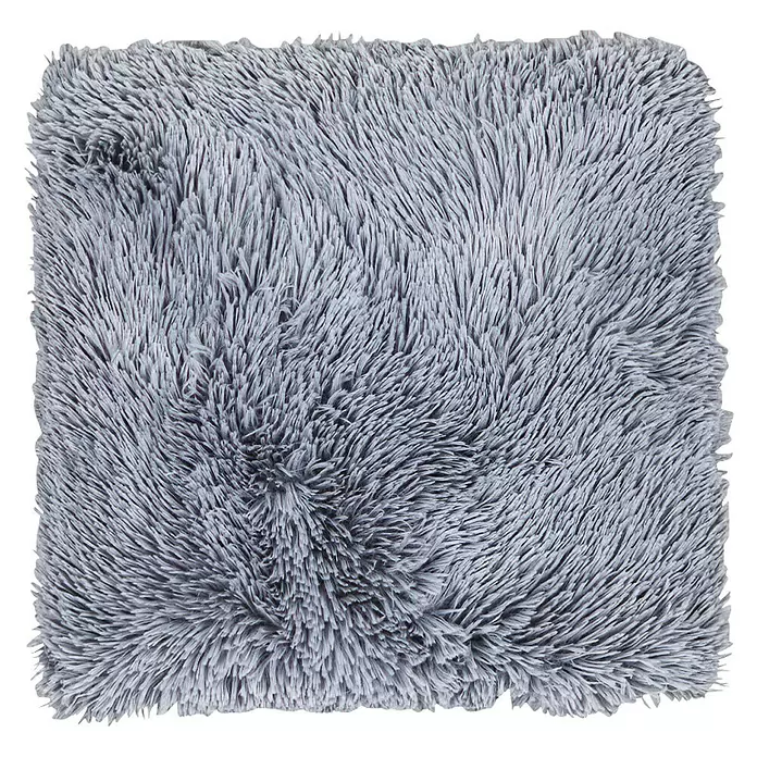 Kussen Bodrum - Zilver, 45 x 45 cm, 100 % polyester - Vooraanzicht