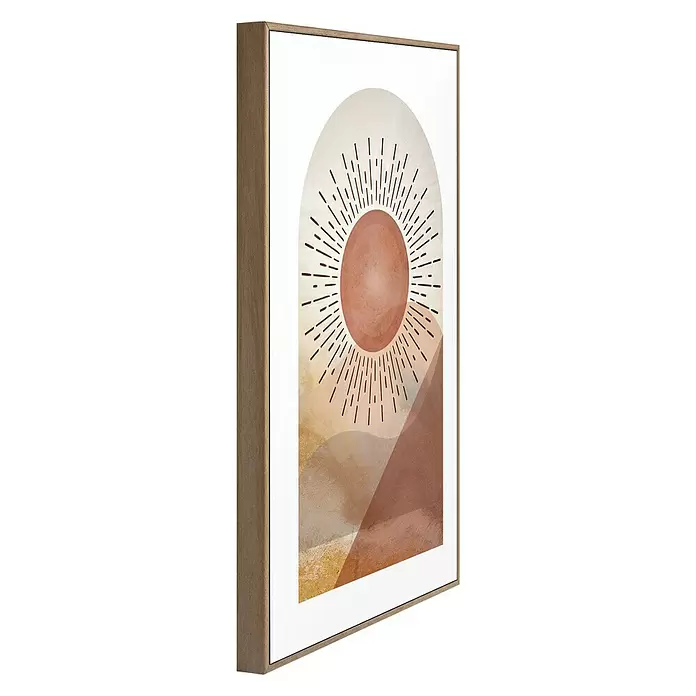 Bild Slim Frame - Abstract Sun, B x H: 20 x 30 cm - Diagonale Ansicht