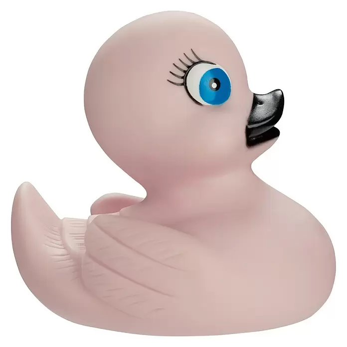 Badetier Badeente Hanni - L x B x H: 9 x 8,2 x 9,4 cm, Rosa, Kunststoff - Rechte Seitenansicht