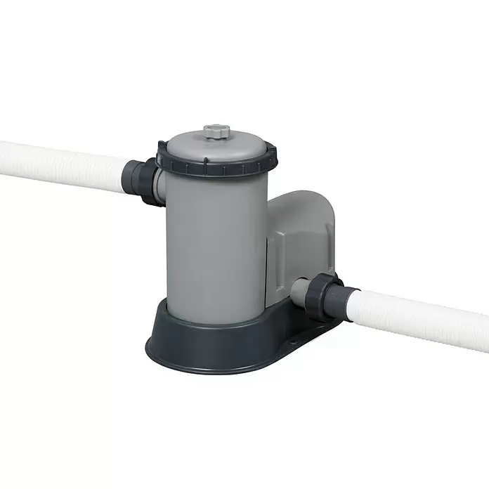 Bestway Frame-Pool-Set Power Steel - 14,812 l, Grau, L x B x H: 549 x 274 x 122 cm - Detailaufnahme