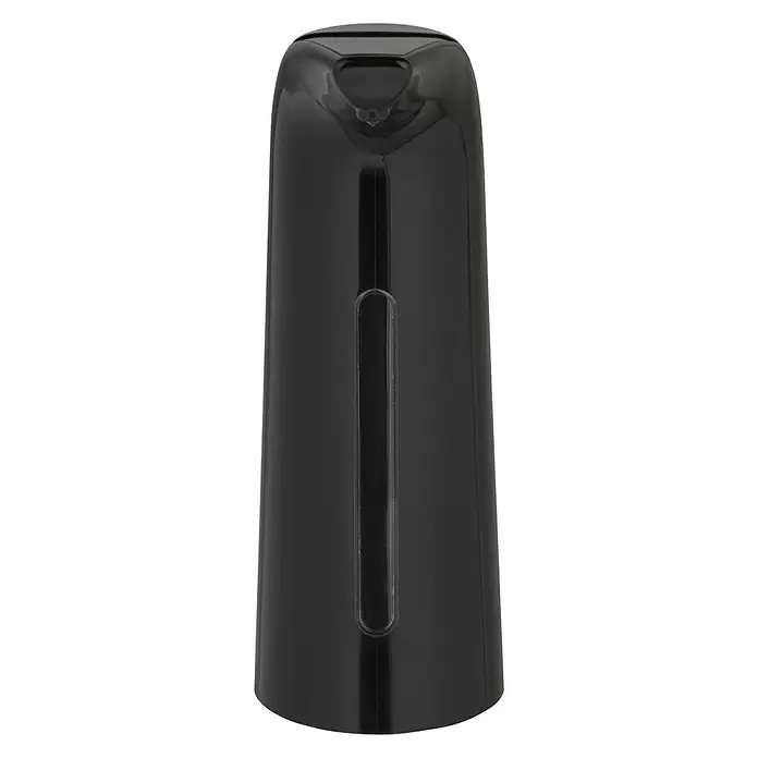 Wenko Desinfektionsmittelspender Larino - Polystyrol, Schwarz, 400 ml - Vorderansicht