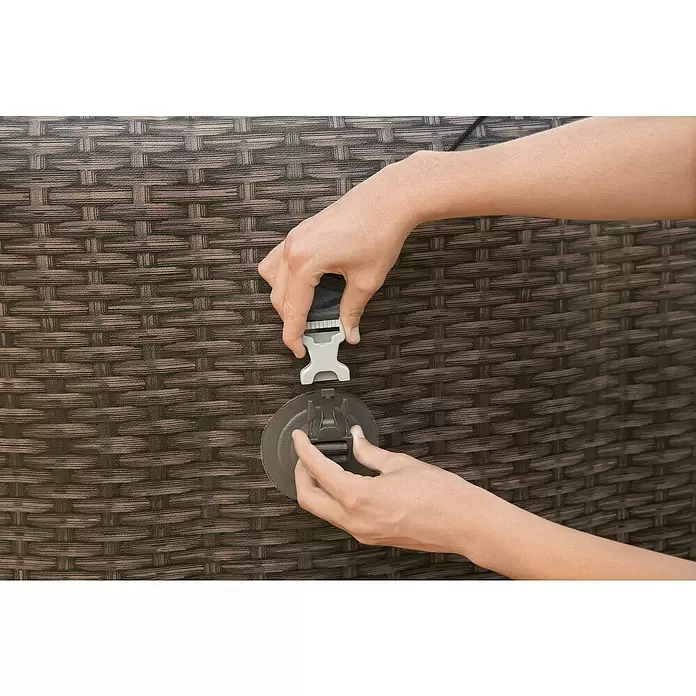 Bestway Whirlpooldach Lay-Z-Spa - L x B x H: 94 x 183 x 109 cm, Beige, Passend für: Bestway Lay-Z-Spa Pools - Detailaufnahme