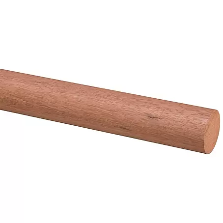 Trapleuning hardhout rond