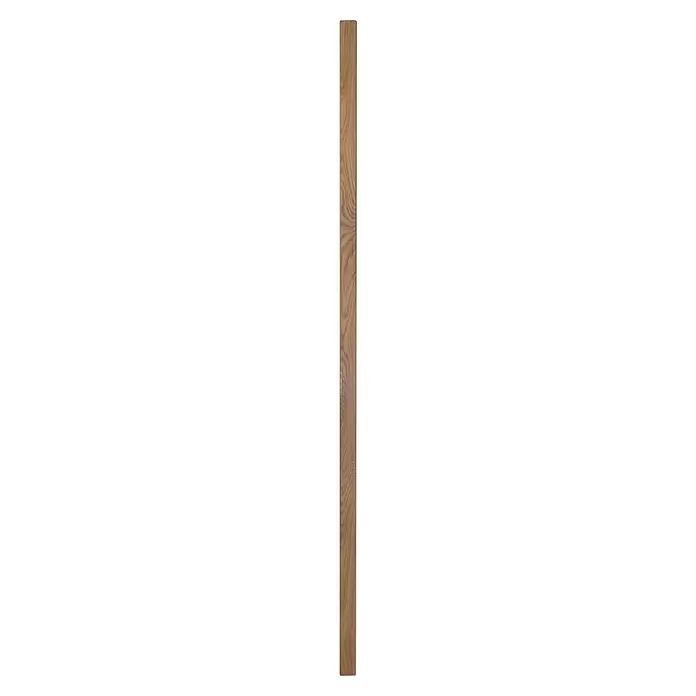 Trapleuning eikenhout ovaal - Eikenhout, Grenen, Ovaal, 270 cm - Bovenaanzicht