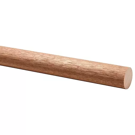 Trapleuning hardhout rond