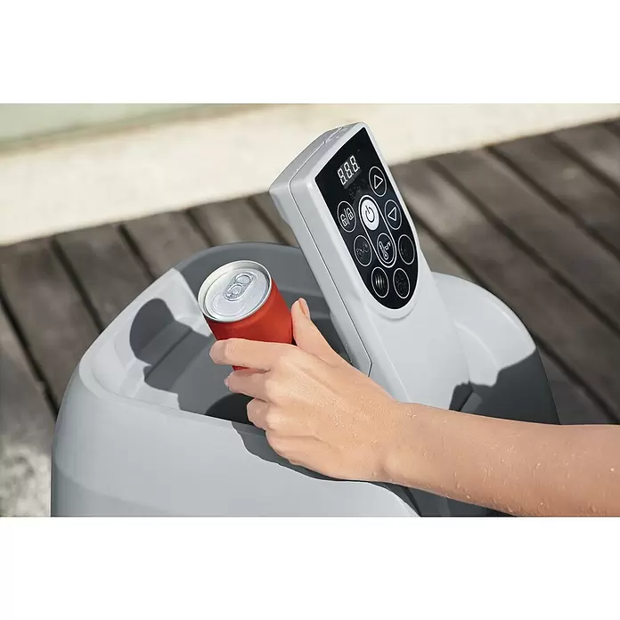 Bestway Lay-Z-Spa Außen-Whirlpool Ibiza Air-Jet - 180 x 180 x 66 cm, 778 l, Geeignet für: 4 - 6 Personen - Anwendungsbeispiel