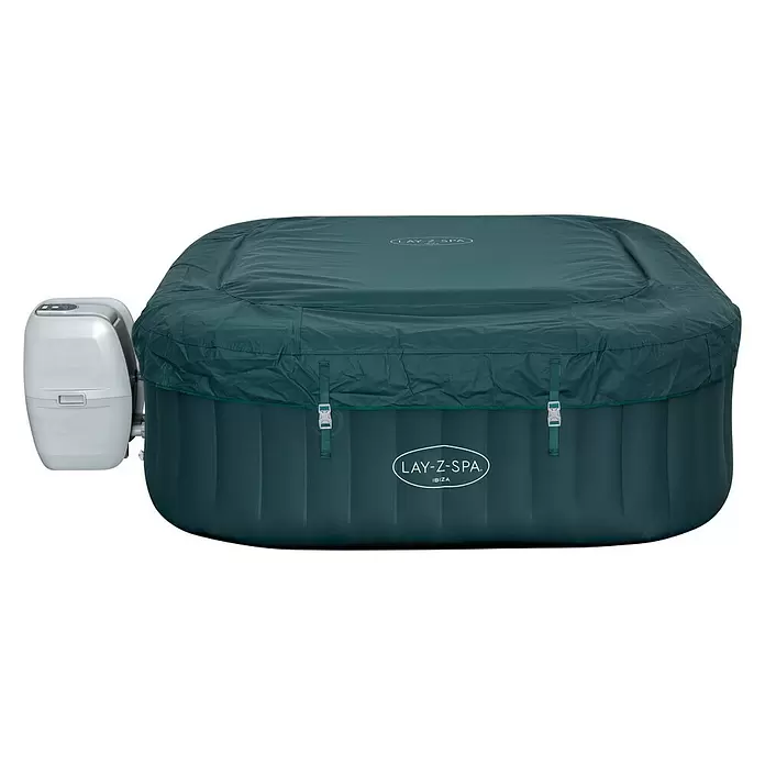 Bestway Lay-Z-Spa Außen-Whirlpool Ibiza Air-Jet - 180 x 180 x 66 cm, 778 l, Geeignet für: 4 - 6 Personen - Rechte Seitenansicht