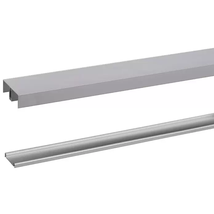 Storemax Railset R-20 voor schuifdeurkasten - 180 cm, Aluminium - Close-up