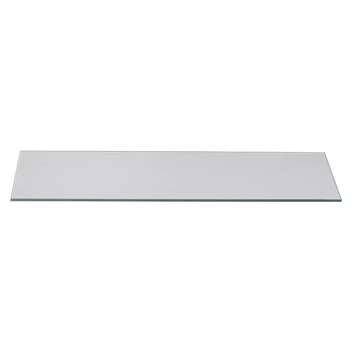 Storemax Glazen schap Tonnen helder - 0,6 x 20 cm - Diagonaal zicht