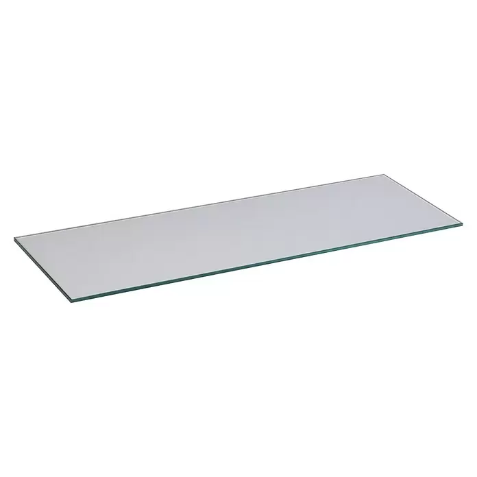 Storemax Glazen schap Tonnen helder - 0,6 x 20 cm - Diagonaal zicht