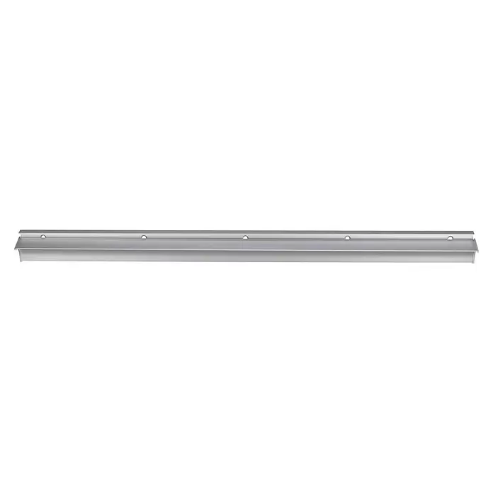 Storemax Wandrail voor wandplanken - Wit, 80 cm - Vooraanzicht