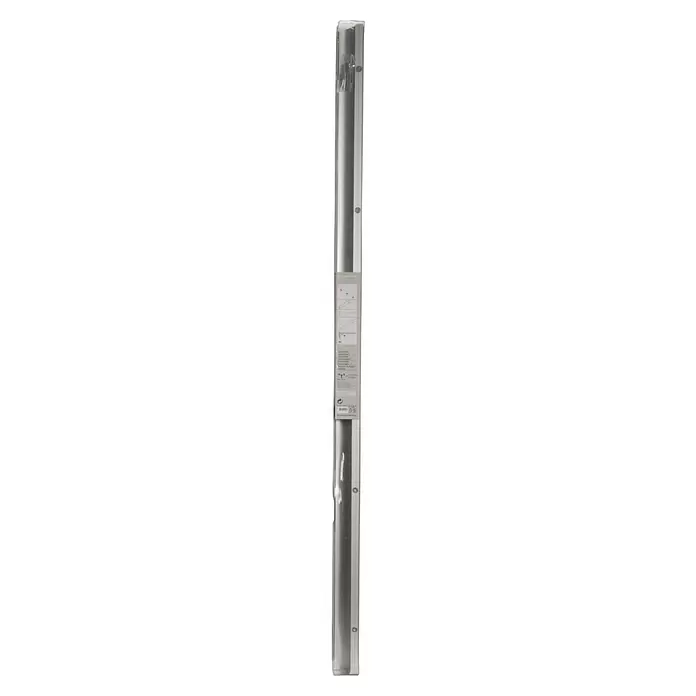 Storemax Wandrail voor wandplanken - Wit, 120 cm - Vooraanzicht