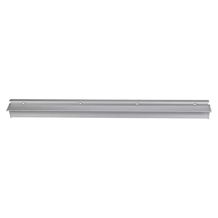 Storemax Wandrail voor wandplanken - Wit, 60 cm - Vooraanzicht