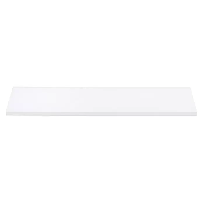 Storemax Wandschap zwevende plank - 80 x 23 x 1,8 cm, Wit - Vooraanzicht