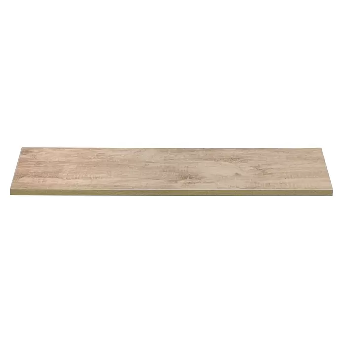 Storemax Wandschap zwevende plank - 80 x 23 x 1,8 cm, Eikenhout - Vooraanzicht