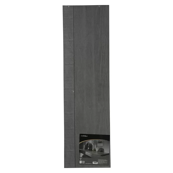 Storemax Wandschap zwevende plank - 80 x 23 x 1,8 cm, Antraciet - Vooraanzicht