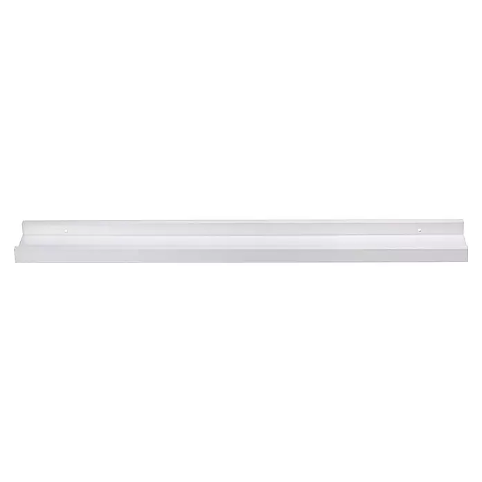 Storemax Fotoplank voor wandbevestiging - 80 x 9 x 1,2 cm, Wit, Belastbaarheid: 5 kg - Vooraanzicht