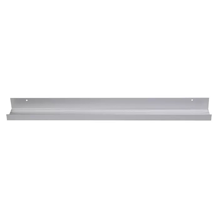Storemax Fotoplank voor wandbevestiging - 60 x 7 x 0,25 cm, Aluminium - Vooraanzicht