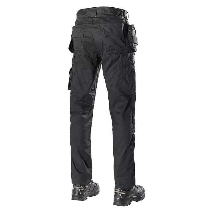 L.Brador Herren-Arbeitshose 1090PB - 56, Schwarz - Diagonale Ansicht