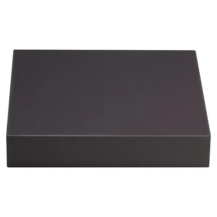 Storemax Wandschap zwevende plank - 25 x 25 x 4,5 cm, Antraciet, Belastbaarheid: 20 kg - Vooraanzicht