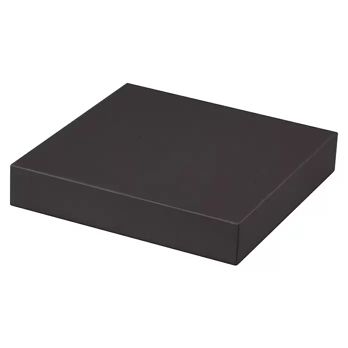 Storemax Wandschap zwevende plank - 25 x 25 x 4,5 cm, Antraciet, Belastbaarheid: 20 kg - Diagonaal zicht