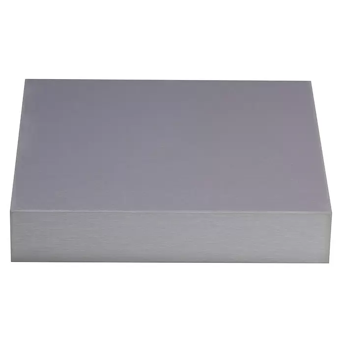 Storemax Wandschap zwevende plank - 25 x 25 x 4,5 cm, Zilver, Belastbaarheid: 20 kg - Vooraanzicht