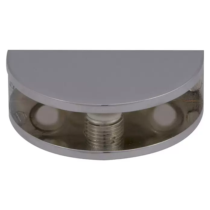 Storemax Bevestigingsclips Vero Rondo voor wandplanken - Chroom, Wandmontage, Belastbaarheid: 10 kg - Vooraanzicht